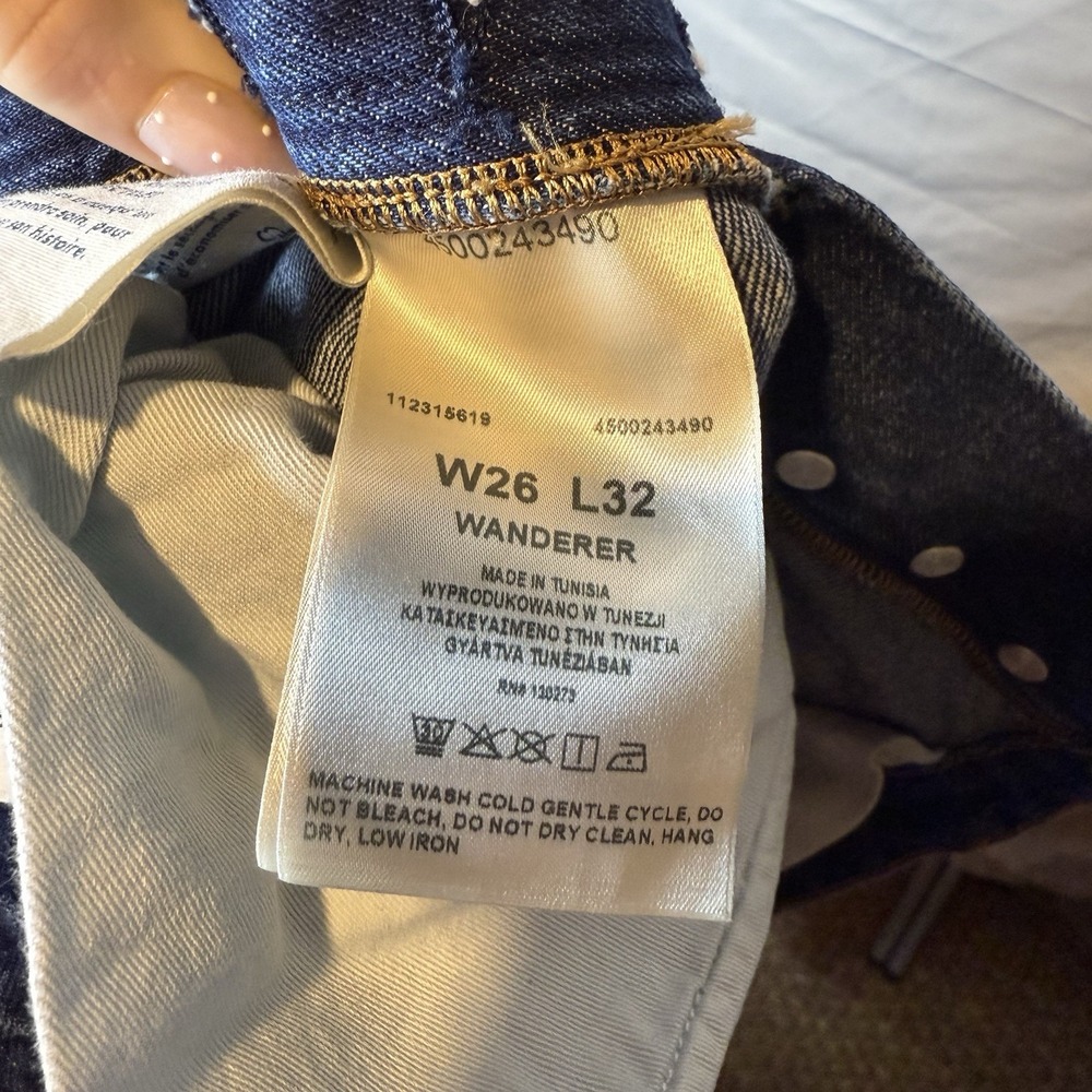 Wrangler Wanderer 622 High Rise Flare Jean Women's 26 (26x32) Denim - Picture 6 of 9